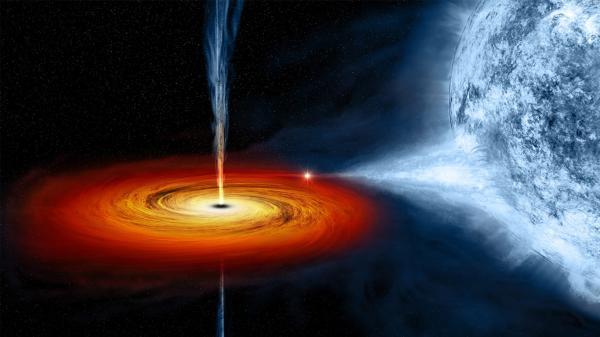 نمایی باورنکردنی از نابودی یک ستاره به وسیله سیاه چاله فضایی