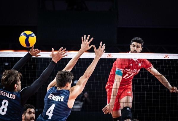 پنجمین باخت والیبال ایران در لیگ ملت ها این بار مقابل آمریکا، بازی با ایتالیا تکرار شد!